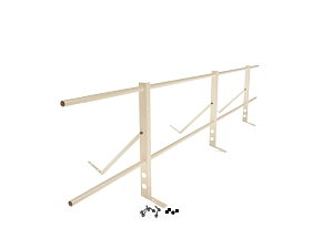 Ограждение кровли упрощенное H=600мм L=3000мм Zn RAL 1015