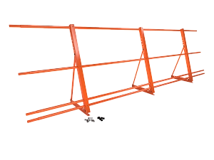 Ограждение кровли со снегозадержанием H=900мм L=3000мм Zn RAL 2004