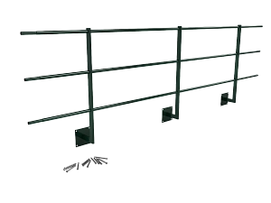 Ограждение кровли парапетное H=900мм L=3000мм (3 Трубы) (Тип 2)