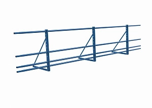 Ограждение DECO ХК универсальное H=600 L=3000мм с 2-я доп. трубами (ТУ)