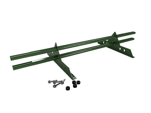 Снегозадержатель Трубчатый 40\20х1.5мм L=1000мм (2 Опоры) Zn RAL 6002