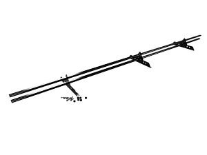 Снегозадержатель Трубчатый 40\20х1.5мм L=3000мм (3 Опоры) Zn RAL 9005