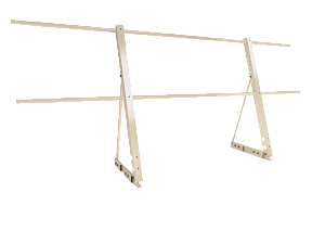 Ограждение кровли на Фальц H=900мм L=2000мм Zn RAL 1015