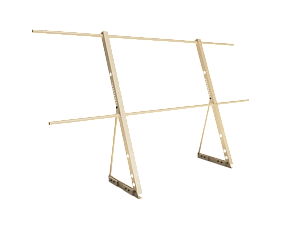 Ограждение кровли на Фальц H=1200мм L=2000мм Zn RAL 1014