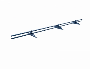 Снегозадержатель DECO ХК с круглой трубой d25мм L=3000мм (3 опоры 1,2мм)