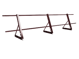 Ограждение кровли на Фальц H=600мм L=3000мм Zn RAL 3005