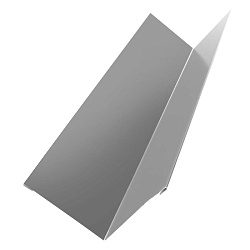 Угол внутренний металлический, длина 3 м, Порошковое покрытие, RAL 7004 (Сигнальный серый)
