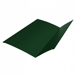 Планка примыкания верхняя, 1.25м, Полимерное покрытие, RAL 6005 (Зеленый мох)