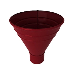 Воронка конусная, диаметр 100 мм, RAL 3005 (Винно-красный)