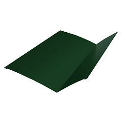 Планка примыкания верхняя, 2м, Полимерное покрытие, RAL 6005 (Зеленый мох)