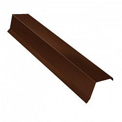 Планка ветровая, длина 3 м, Полимерное покрытие, RAL 8017 (Шоколадно-коричневый)