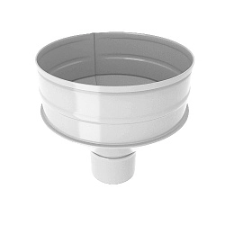 Водосборная воронка, диаметр 180 мм, RAL 9010 (Белый)