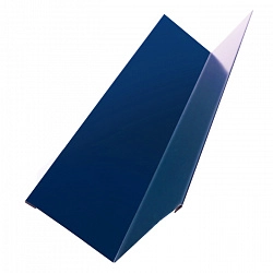 Угол внутренний металлический, длина 2.5 м, Полимерное покрытие, RAL 5005 (Сигнальный синий)