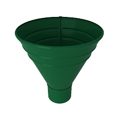 Воронка конусная, диаметр 130 мм, RAL 6005 (Зеленый мох)