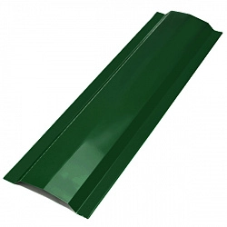 Конек для сэндвич-панелей, длина 2.5 м, Порошковое покрытие, RAL 6005 (Зеленый мох)
