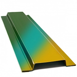 Нащельник для сэндвич-панелей, длина 2.5 м, Полимерное покрытие, все остальные цвета каталога RAL, кроме металлизированных и флуоресцентных