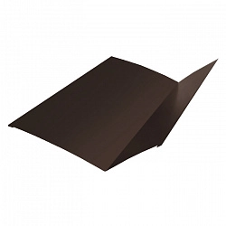 Планка примыкания верхняя, 2м, Порошковое покрытие, RAL 8019 (Серо-коричневый)