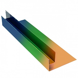 Планка оконная, длина 3 м, Полимерное покрытие, все остальные цвета каталога RAL, кроме металлизированных и флуоресцентных