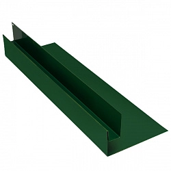 Планка оконная, длина 3 м, Полимерное покрытие, RAL 6005 (Зеленый мох)