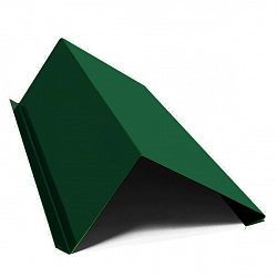 Планка примыкания нижняя, длина 2.5 м, Полимерное покрытие, RAL 6005 (Зеленый мох)