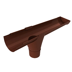 Канадка водосточная, диаметр 200 мм, RAL 8017 (Шоколадно-коричневый)
