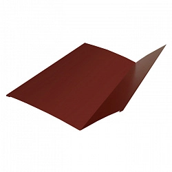 Планка примыкания верхняя, 1.25м, Порошковое покрытие, RAL 3011 (Коричнево-красный) 