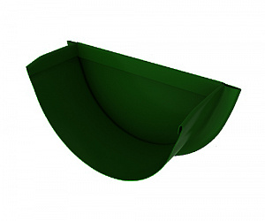Заглушка желоба, диаметр 216 мм, Порошковое покрытие, RAL 6005 (Зеленый мох)