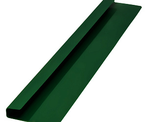 Джи-профиль, длина 2 м, Порошковое покрытие, RAL 6005 (Зеленый мох)
