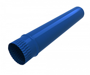 Труба водосточная, диаметр 150 мм, Порошковое покрытие, длина 1.25 м., RAL 5005 (Сигнальный синий)