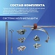 Комплект молниезащиты частного дома MZ – 8 Б для бетонного фасада, оцинк.