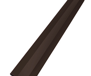 Планка начальная, длина 2.5 м, Порошковое покрытие, RAL 8019 (Серо-коричневый)