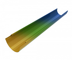 Желоб водосточный, D=130 мм, L 1.25 м., все цвета RAL
