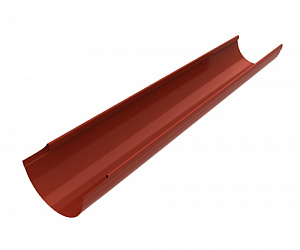 Желоб водосточный, D=106 мм, L 2 м., RAL 3011 (Коричнево-красный) 