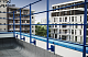 Ограждение кровли ROLLED парапетное сварное угловое H=1200мм L=3000мм с 3-я трубами