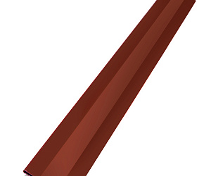 Планка начальная, длина 2.5 м, Порошковое покрытие, RAL 3011 (Коричнево-красный) 
