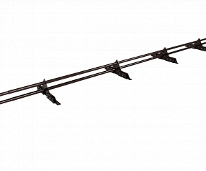 Снегозадержатель Трубчатый на Фальц 25х1.5мм L=3000мм (4 Опоры) Zn RAL 8017