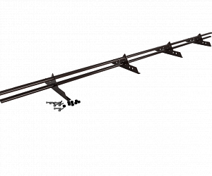 Снегозадержатель Трубчатый 40\20х2.0мм L=3000мм (4 Опоры) Zn RAL 8017