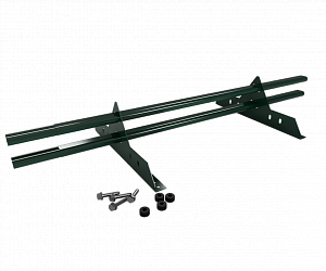 Снегозадержатель Трубчатый 40\20х1.0мм L=1000мм (2 Опоры) Эконом RAL 6005