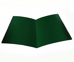 Планка Ендовы, длина 2 м, Полимерное покрытие, RAL 6005 (Зеленый мох)