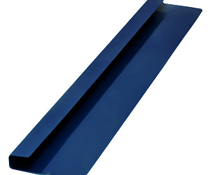 Джи-профиль, длина 3 м, Порошковое покрытие, RAL 5005 (Сигнальный синий)