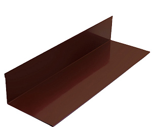Откос оконный, длина 1.25 м, Порошковое покрытие, RAL 8017 (Шоколадно-коричневый)