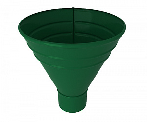 Воронка конусная, диаметр 130 мм, RAL 6005 (Зеленый мох)