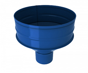 Водосборная воронка, диаметр 200 мм, RAL 5005 (Сигнальный синий)
