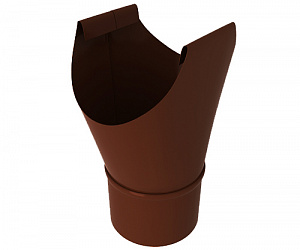 Воронка сливная, диаметр 200/180 мм, Порошковое покрытие, RAL 8017 (Шоколадно-коричневый)