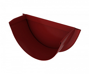 Заглушка желоба, диаметр 160 мм, Порошковое покрытие, RAL 3005 (Винно-красный)