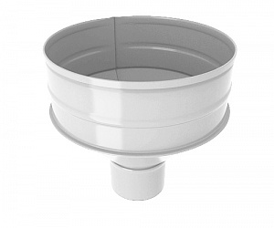 Водосборная воронка, диаметр 100 мм, RAL 9010 (Белый)