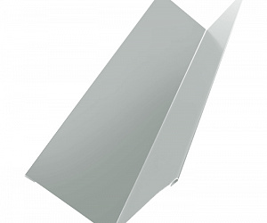 Угол внутренний металлический, длина 2 м, Порошковое покрытие, RAL 9002 (Серо-белый) 