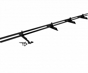 Снегозадержатель Трубчатый 40\20х1.5мм L=3000мм (4 Опоры) Эконом RAL 9005