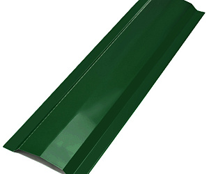 Конек для сэндвич-панелей, длина 3 м, Порошковое покрытие, RAL 6005 (Зеленый мох)