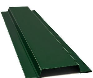 Нащельник для сэндвич-панелей, длина 1.25 м, Полимерное покрытие, RAL 6005 (Зеленый мох)